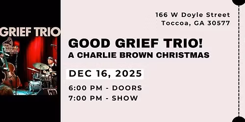 The Good Grief Trio - A Charlie Brown Christmas