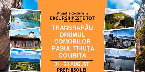 \ud83c\udfd4\ufe0f\ud83c\udf32 TRANSRARA\u0306U \u2022 PASUL TIHUT\u0326A \u2022 COLIBIT\u0326A