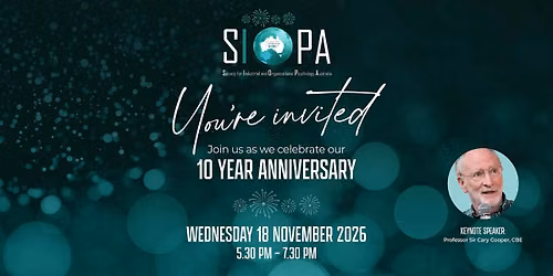 SIOPA 10-Year Celebration Event (Perth)