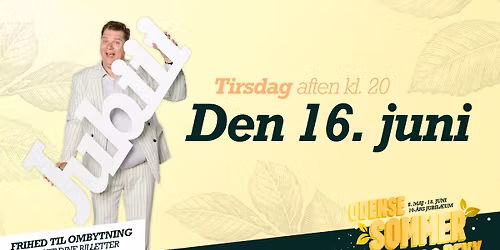 16. juni kl. 20 \u00bb Odense Sommerrevy 2026