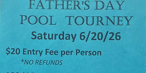 Father's Day Pool Tournament @ Run Inn Erin's