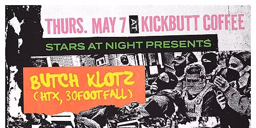 SAN Presents: Butch Klotz (30footFALL), Miski Dee (City Mouse), & more! 