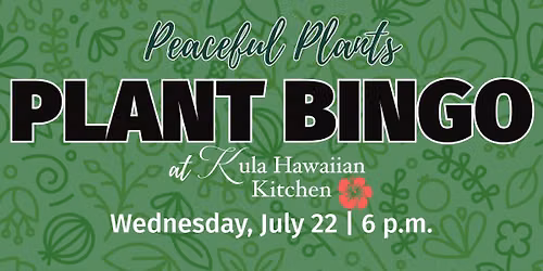Plant Bingo with Peaceful Plants
