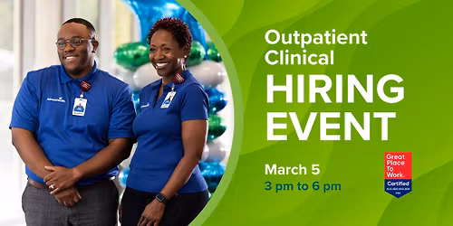 Outpatient Clinical Hiring Event