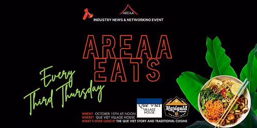 OCTOBER AREAA EATS!