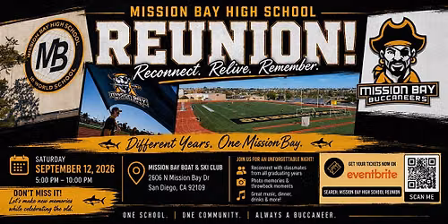 Mission Bay High Reunion Class of 81, and 80, 82, 83