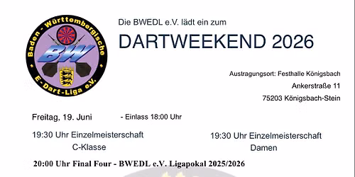 DARTWEEKEND 2026