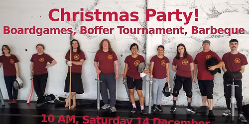 Christmas Party - Boardgames, Boffer Tournament, Barbeque