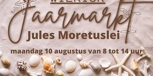 Wilrijk jaarmarkt 10 augustus 2026