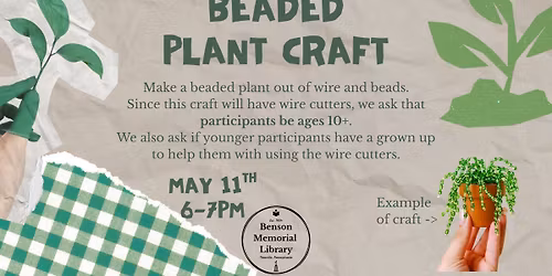 Beaded Plant Craft 