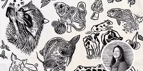 Block Print a Bandana with artist in residence Casey Beal