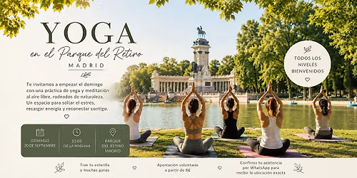 Clase de Yoga en El Retiro