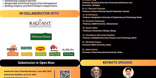 INTERNATIONAL CONFERENCE ON BUILDING RESILIENT SUPPLY CHAINS