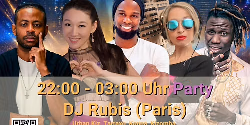 UrbanKiz Party @ Kizztalk mit DJ Rubis (Paris) & Workshops By Fajul, Hassou, JD DECEUS & Dinara
