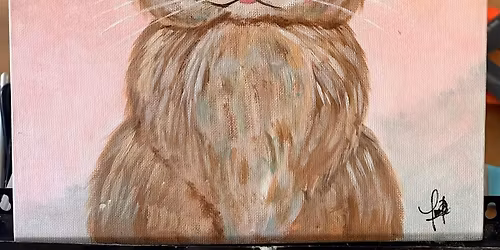 Sip and Paint Class: Cute Spring Bunny