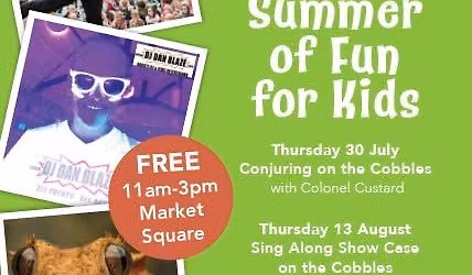 Sing Along Show Case on the Cobbles