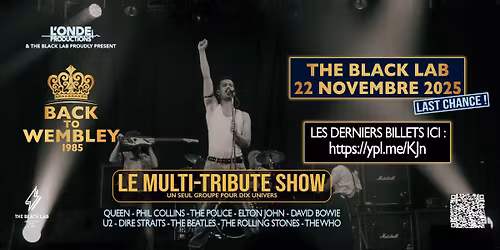 BACK TO WEMBLEY 1985 - THE BLACK LAB - DEUXIÈME SÉANCE !