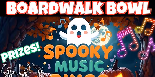 Spooky Hits Music Bingo @ Boardwalk Bowl Orlando