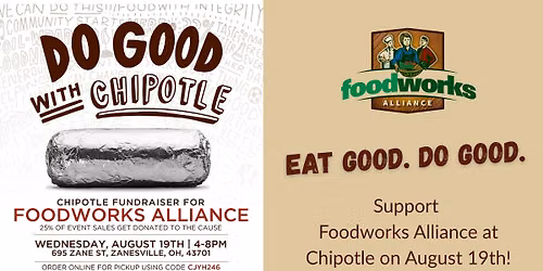 Chipotle Fundraiser for Foodworks Alliance