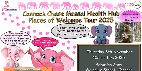 Salvation Army (Cannock) Stop No.11 on the CCMHH Places of Welcome Tour 2025