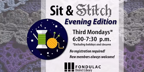 Sit & Stitch: Evening Edition