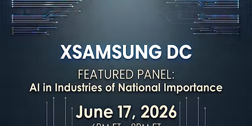 XSamsung DC - AI in Industries of National Importance