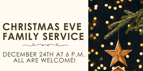 Christmas Eve Family Service