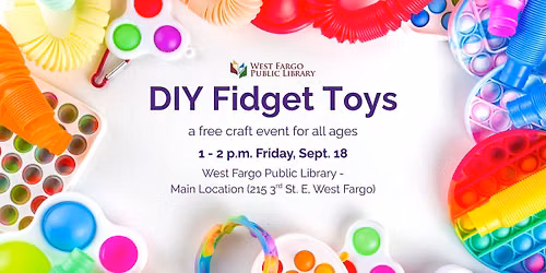 DIY Fidget Toys at West Fargo Library