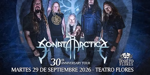 Sonata Arctica - 30th Anniversary Tour - 29\/09 Teatro Flores