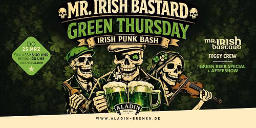 IRISH PUNK BASH - MR. IRISH BASTARD live!