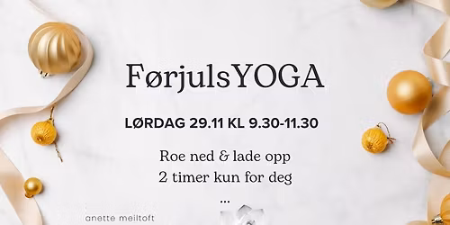 FørjulsYOGA - roe ned & lade opp