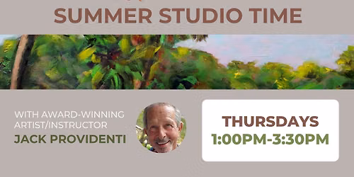 Summer Studio Time with Jack Providenti
