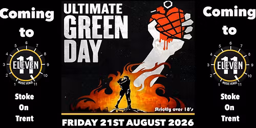 Ultimate Green Day live at Eleven stoke