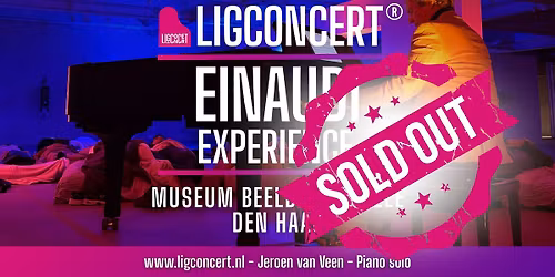 SOLD OUT Ligconcert\u00ae Einaudi Experience, Museum Beelden aan Zee