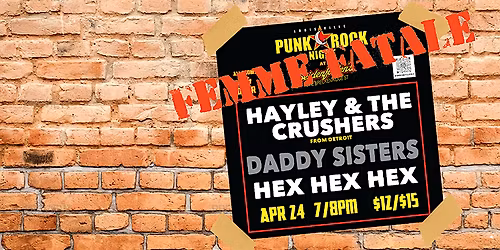 Punk Rock Night Louisville Presents: Femme Fatale