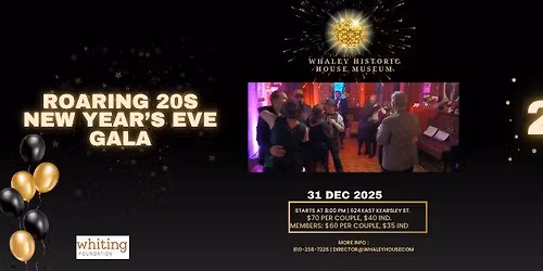 2nd Annual Roaring 20s New Year's Eve Gala