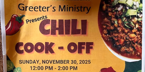 Chili Cook Off hosted by Barbara Armstrong & Linda Black