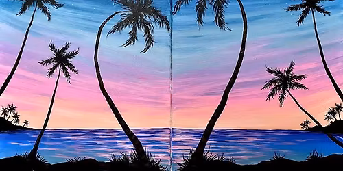 Date Night Paint and Sip: In Paradise With You