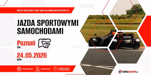 Tor Pozna\u0144 - przeja\u017cd\u017cki sportowymi samochodami z autoprezent