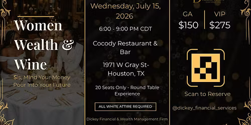 Women Wealth & Wine | Sis, Mind Your Money \u2013 Pour Into Your Future