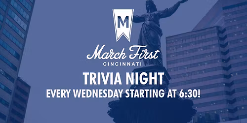 Trivia Night at March First Brewing on Fountain Square