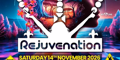 Rejuvenation 6 Arena Warehouse Rave - Saturday 14th November 2026 - 9PM til 5AM - Beaver Works Leeds