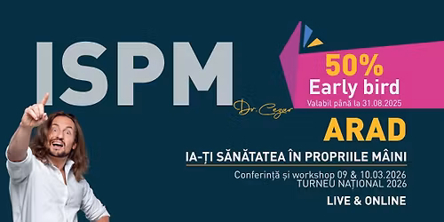 ARAD: ,,Ia-\u021bi S\u0103n\u0103tatea \u00een Propriile M\u00e2ini\u201d - Conferin\u021b\u0103 \u0219i Workshop