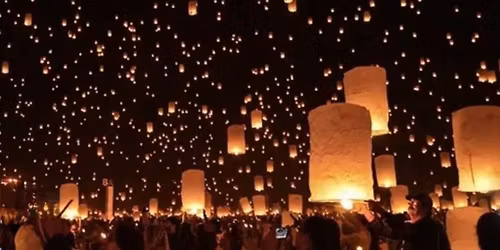 Los Angeles Sky Lantern Festival by Glow