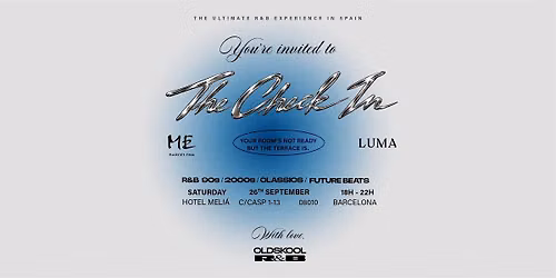 Oldskool R&B Day Party: 90s & 2000s R&B & Future Beats | Hotel ME Barcelona
