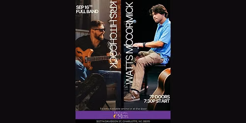 Watts McCormick and Kris Hitchcock
