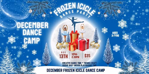Frozen Icicle Dance Party Dec Dance Camp