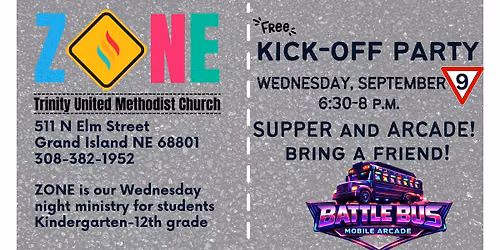 Kids ZONE and Youth ZONE Kick-Off Party