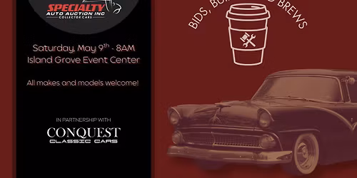Bids, Builds, and Brews Car Show at Specialty Auto Auctions