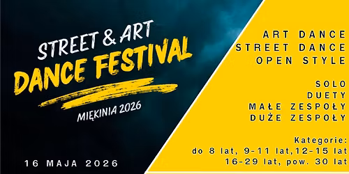 Street&Art Dance Festival Mi\u0119kinia 2026